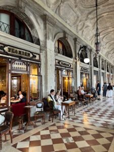 Caffè Florian, an institution in Venice