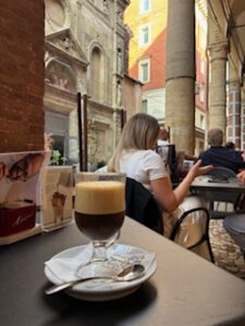 A coffee at Cafe Letterario