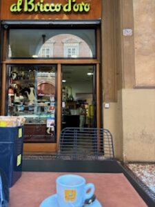 A coffee at Bar Al Bricco D’Oro