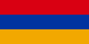 The flag of Armenia