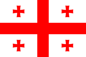 The flag of Georgia