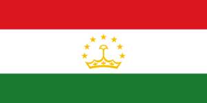 The flag of Tajikistan