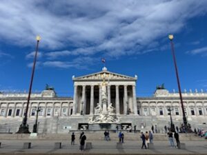 The Austrian Parliament in Vienna