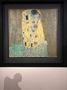 Gustav Klimt's "Kiss" at the Belvedere in Vienna