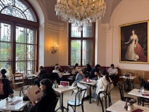 At the Schloss Café Belvedere