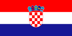 The flag of Croatia