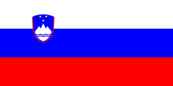 The flag of Slovenia