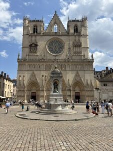 The Saint-Jean Cathedral in Vieux Lyon