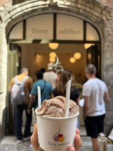 Terre adélice, an ice cream parlour in Vieux Lyon